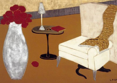 11 - H. P. Starck - oil on velvet - 200 x 130 cm