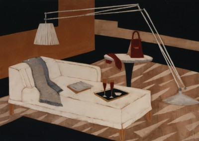 13 -H. P._Starck - oil on velvet 200 x 130 cm