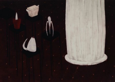 14 -Homagge a Philippe Starck - oil on velvet - 200 x 130 cm