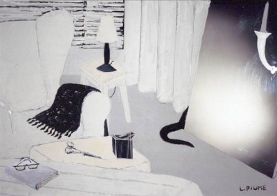7 - oil on mirror - 140 x 100 cm