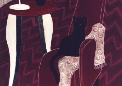 8 - Homage a Philippe Starck N.2 - oil on velvet  100 x 140 cm